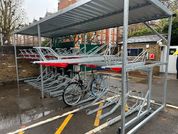Two Tier Bike Racks for secure bicycle storage