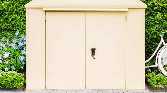 Secure Metal 3 Bike Bunker - Cream.png