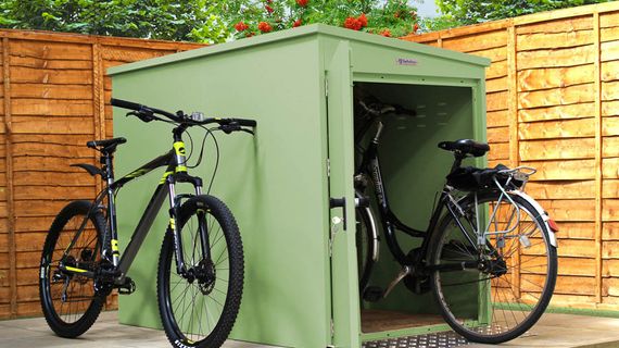 Metal 2 Bike Bunker - Lakeland Light Green.jpg