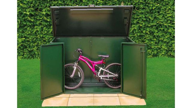 Metal 4 Bike Bunker Bicycle Bunker Metal Storage
