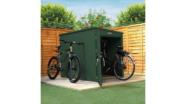 Metal 2 Bike Bunker - Fir Green.jpg